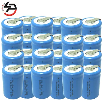 

Ni-Cd 4/5sc battery 1.2V Rechargeable Batteria cell 1200mAh 4/5 Sub C accumulator power bank real capacity 24 Pack