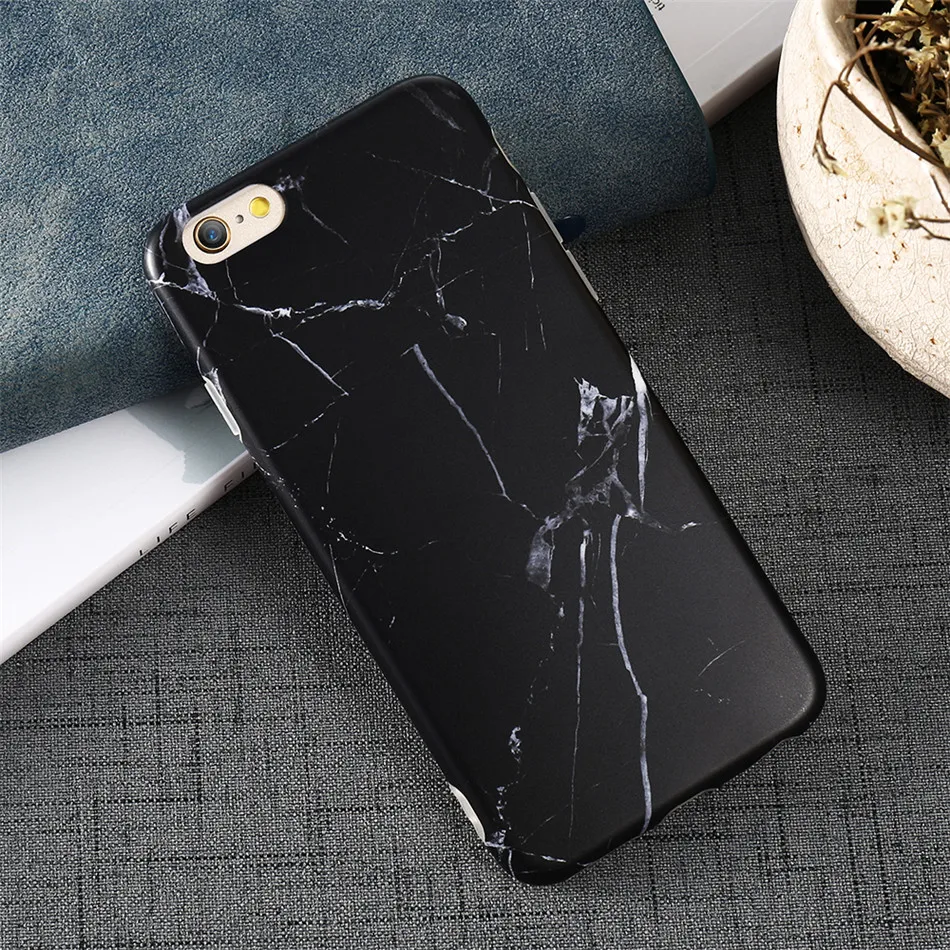 DOEES Classic Marble Silicone Phone Case For iPhone X 6 6S 7 7 Plus Black and White Pattern Protective Cover For iPhone 8 8 Plus (3)