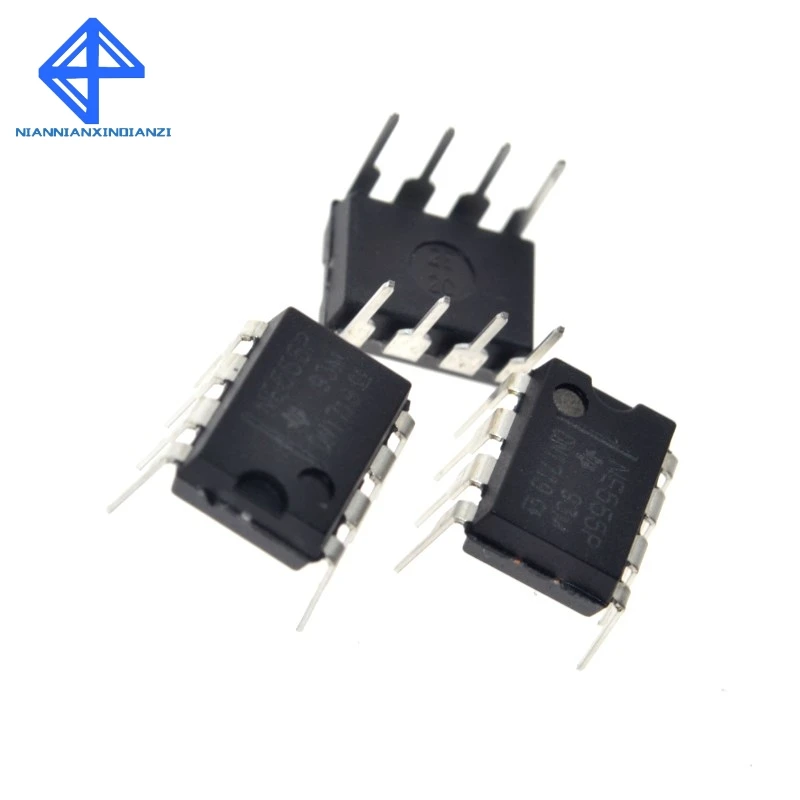 10 шт. NE555 555 DIP-8 IC таймеры Новый Хорошее качество точный таймер | Электронные