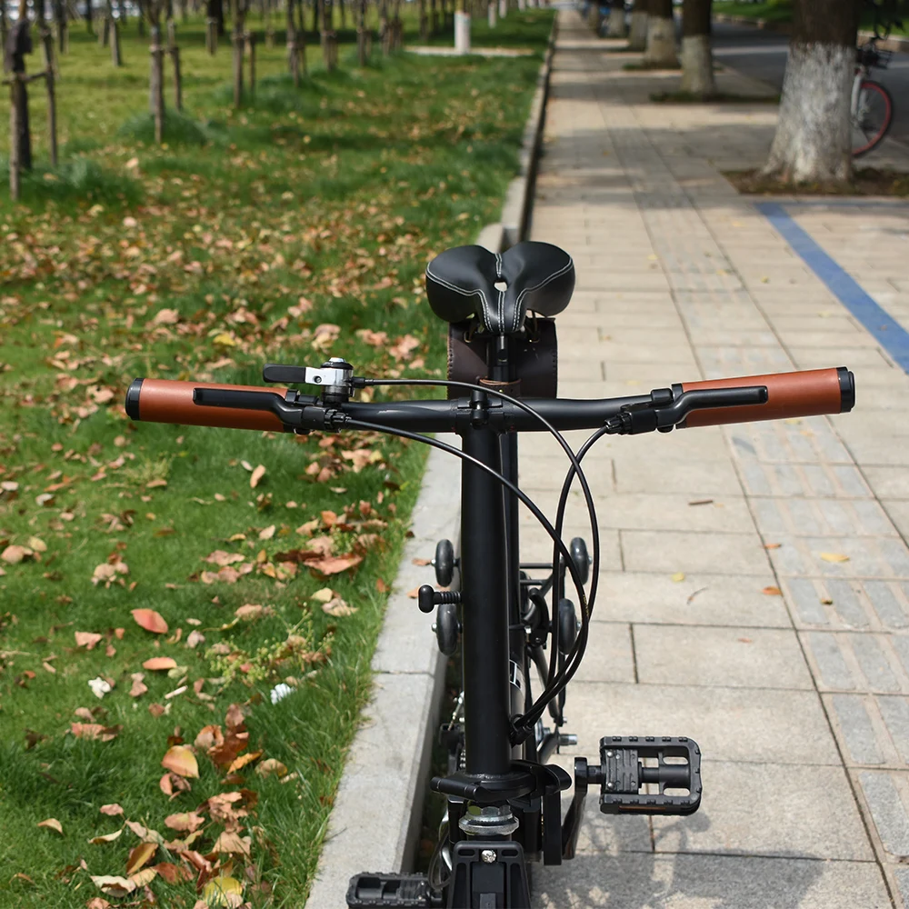 Кожаные велосипедные ручки TWTOPSE для Brompton Birdy классические складные велосипеда