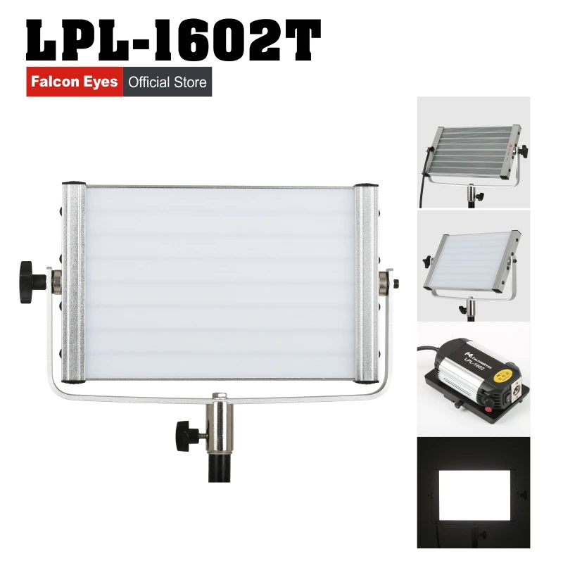 

Falconeyes Diving Video Light 32W Daylight Panel Light Dimmable 120pcs LED Studio Photo Video Interview Lighting LPL-1602T