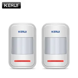 2 шт./4 шт. Лот KERUI 433 мГц беспроводной умный PIR датчик движения Детектор для GSM PSTN домашняя сигнализация без антенны инфракрасный