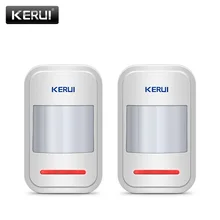 2pc/4pc Lot KERUI 433Mhz bezprzewodowy inteligentny czujnik ruchu PIR Motion dla GSM PSTN System alarmowy w domu bez anteny na podczerwień