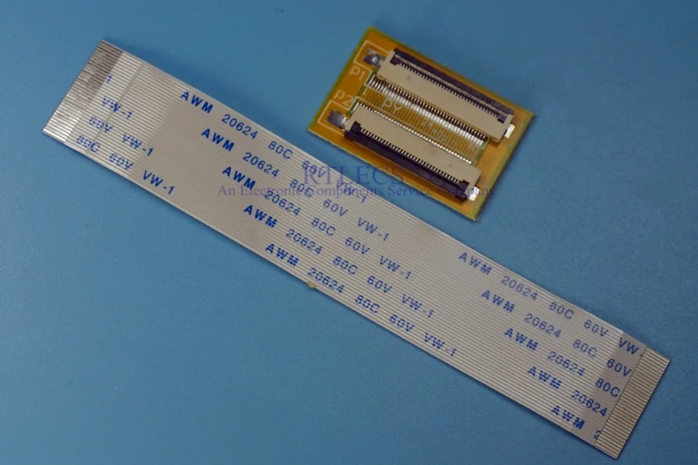 2 комплекта 34 Pin до 34 Pin 0,5 мм шаг FPC кабель плата-удлинитель адаптер PCB FFC кабель 100 200 500 мм те же стороны