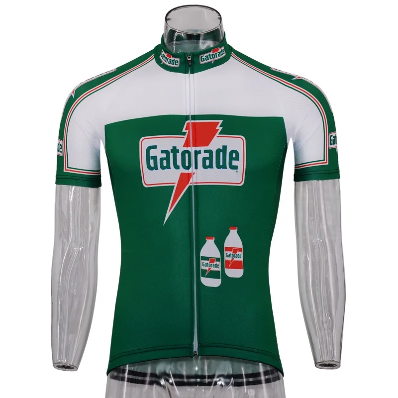 Buy Hot Classic green men's pro team cycling jersey