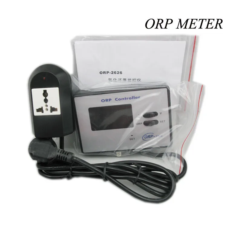 

Digital PH Meter Automatic Calibration 1 and ORP Tester Titanium probe water quality test Monitor Aquarium Pool