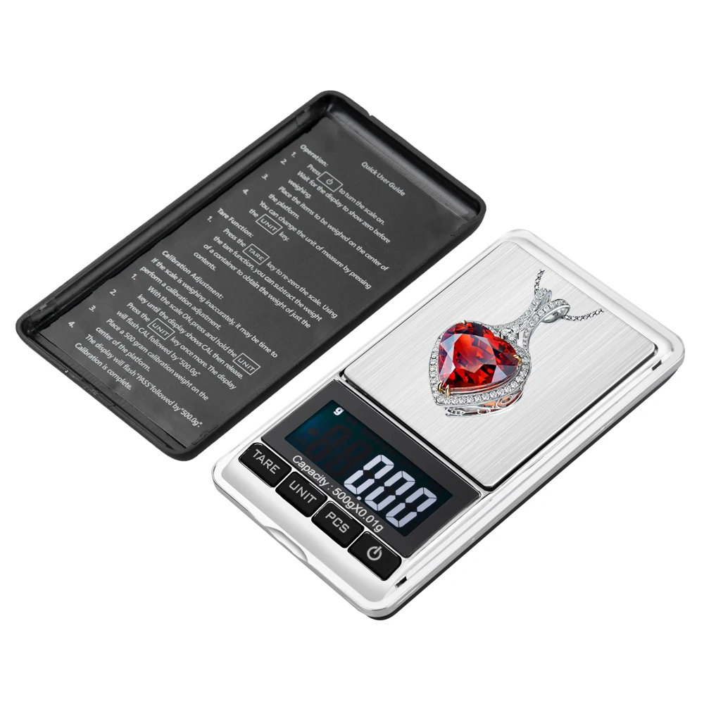 High Precision Digital Jewelry scale 500g/0.01g mini Electronic Scale Weighting Diamond Gram