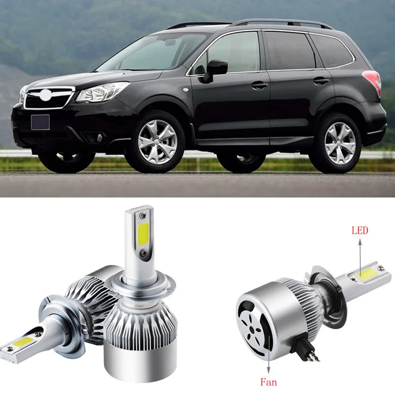 2 шт. 9005/HB3 6500K Однолучевые светодиодный фары противотуманные лампы для Subaru Forester 2012