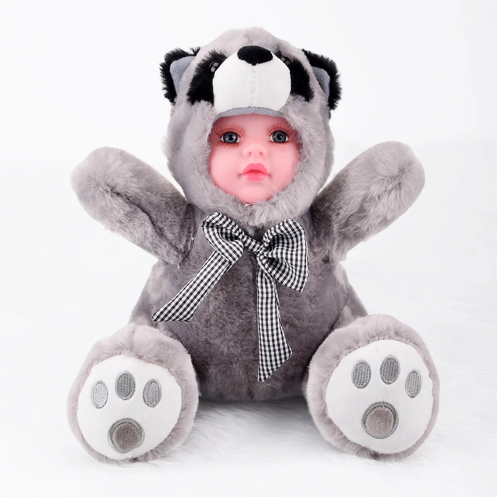 

SHENGBOAO Plush Stuffed Toys 27 cm 10.6 inch Cute Raccoon Soft Plush Dolls Toys for Children Best Birthday Gifts bonecas