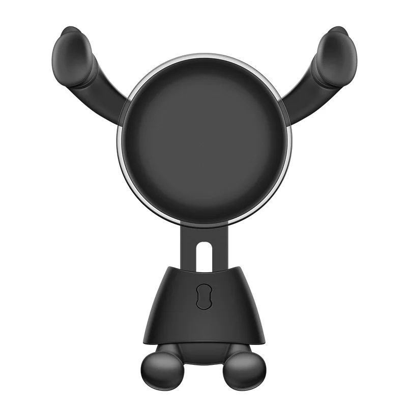 Lewoer Qi Car Wireless Charger for iPhone XS Max XR 8 Samsung Smart Infrared Holder Stand Air Vent Gravity Car Phone Holder