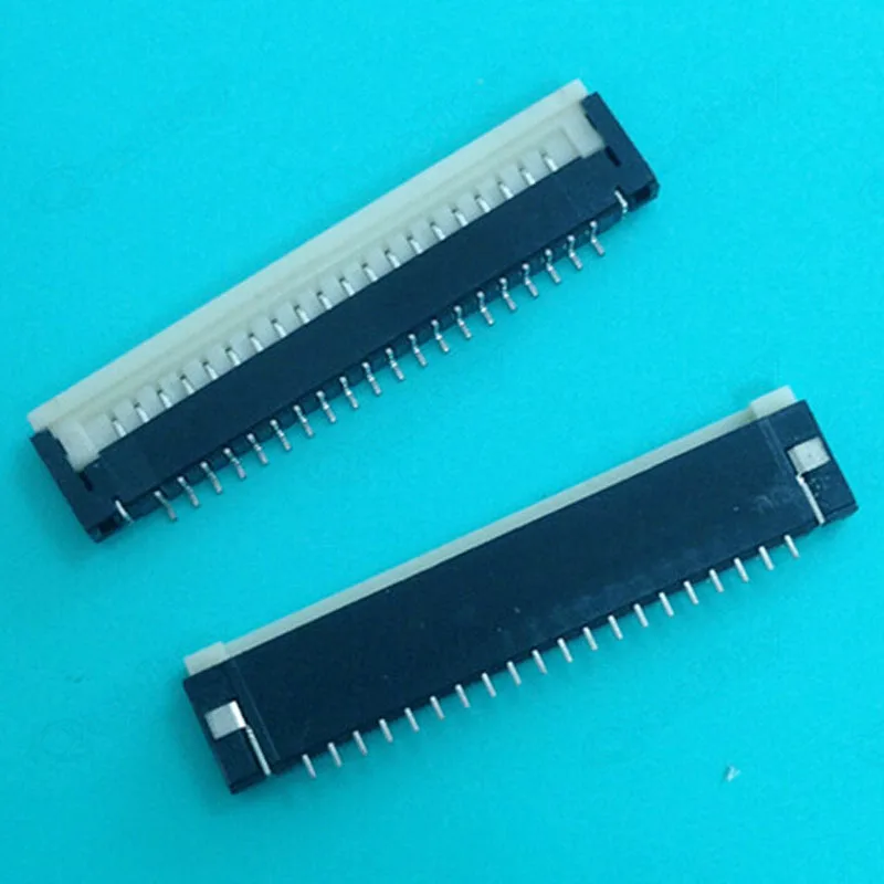 50pcs Flip Type LCD FFC Screen Socket Connector 1.0 Spacing 20 pin
