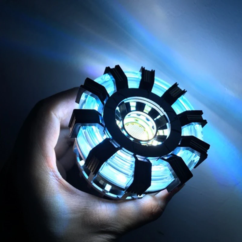 

1:1 Reaction DIY Modle Led Light Mark Two Remote Light Arc MK2 DIY Parts Model Assembled Toys Chest Lamp