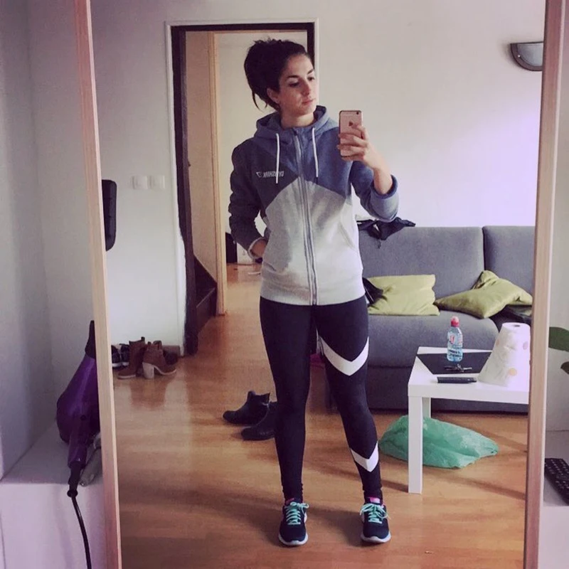 CHRLEISURE штаны для йоги женские эластичные Леггинсы с высокой талией спортивные