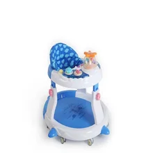 Multi function luxury U shape anti-rollover side collision avoidance music baby walker