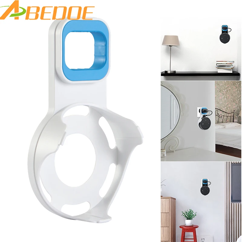 

Wall Mount Speaker Stand Hanging Bracket Speakers Outdoor Hanger Stabilizer Holder Accessories Black for Amazon Echo Dot Speaker