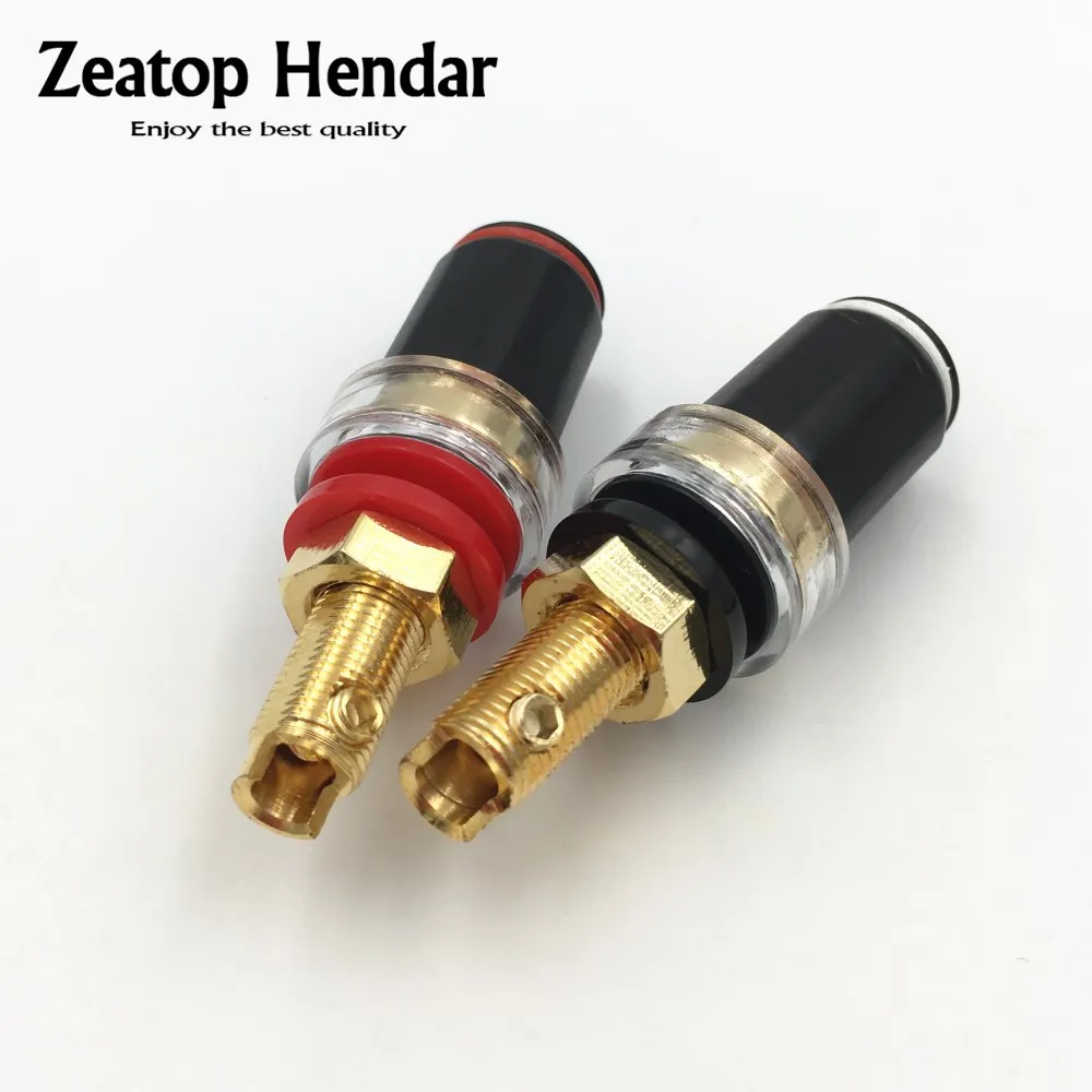 2PCS BINDING POST BOX Audio Speaker Terminal Banana Plug Socket Board DIY HiFi