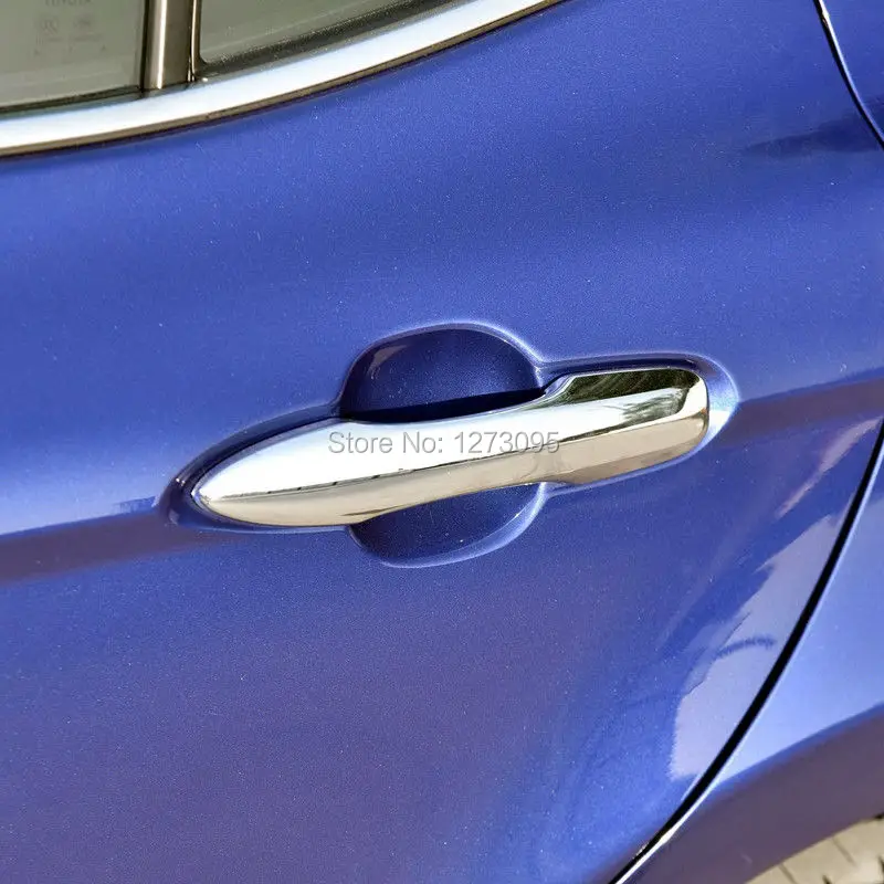 

For Toyota Camry 2018 ABS Chrome Car Door Handle Cover Side Door Handle Frame Cover Trim with Smart Hole Car Styling Accessories