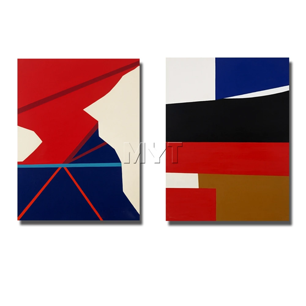 Online kopen wholesale schilderen geometrische vormen uit china ...
