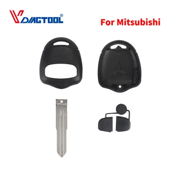 

VDIAGTOOL Flip Folding Modified 2 Buttons Remote Car Key Shell Case key blank For Mitsubishi Lancer Pajero Triton