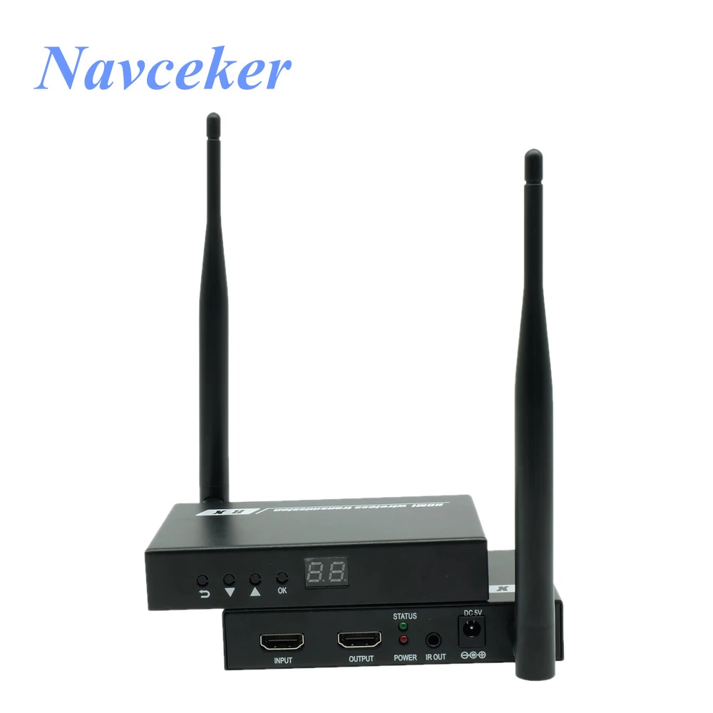 5GHz Wireless HDMI Transmitter font b Receiver b font Kit Support IR And Loop Out HDMI