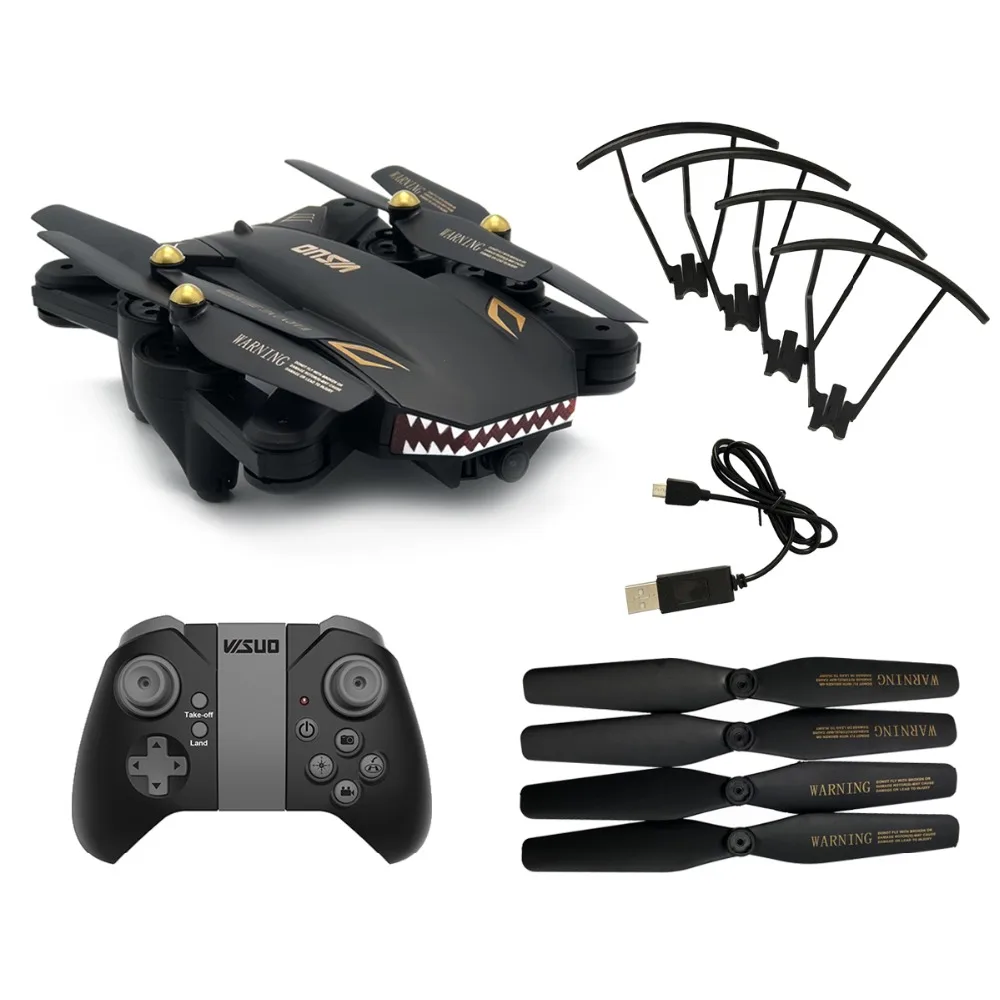 

VISUO XS809S BATTLES SHARKS 720P WIFI FPV With Wide Angle HD Camera Foldable RC Drone Quadcopter RTF RC Helicopter Toys