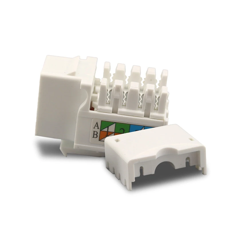 Стандартный разъем Keystone CAT5E RJ45 Jack CAT6 Lan для модулей экструзии 1000 Мбит/с