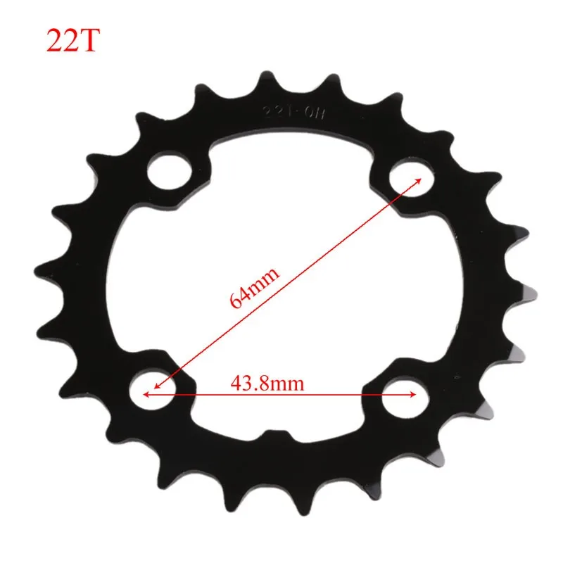 22 T/32 T/42 T/44 T сплав MTB велосипед Узкий широкий цепное кольцо Овальный Круглый Цикл цепи шатун