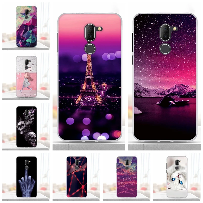 

Case for Alcatel 3X 3 X 5058y 5058i Case Soft Silicone TPU 3d Cute Back Phone Cover for Fundas Alcatel 3x Case Cover Coque Capa