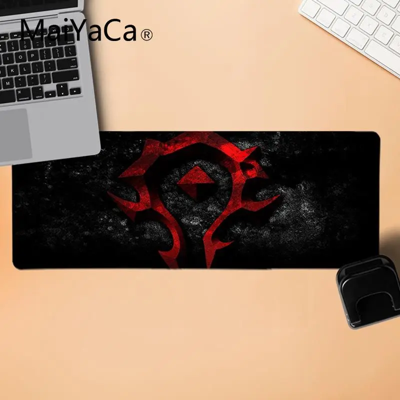MaiYaCa крутой персонализированный модный силиконовый коврик для мышки Nova Horde игровой резиновый коврик для мыши Прочный Коврик для мыши на стол - Цвет: LockEdge 30X90cm