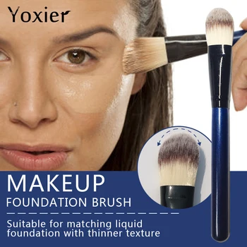 

Yoxier Brand High Quality Eye Foundation Brush Profile Nose Wing Foundation Brush Makeup Powder Concealer Brush Beauty Tool 1Pcs