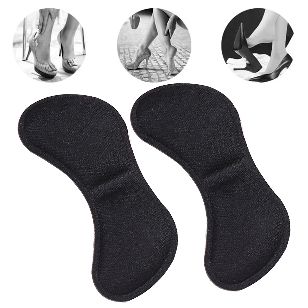 5 Pairs Heel Liner Adhesive Pads Cushion Anti-wear Feet Care Heel Sticker Insole Crash Patch Pain Relief