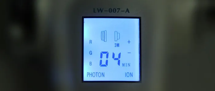 Equipamento da Beleza Ultra-sônico + Íon Galvânico + Led Rejuvenescimento da Pele 4 em 1 Ultra-som + 3 Display Fóton Massageador Facial Lcd 1 Mhz 18 Utensílios de cuidado facial
