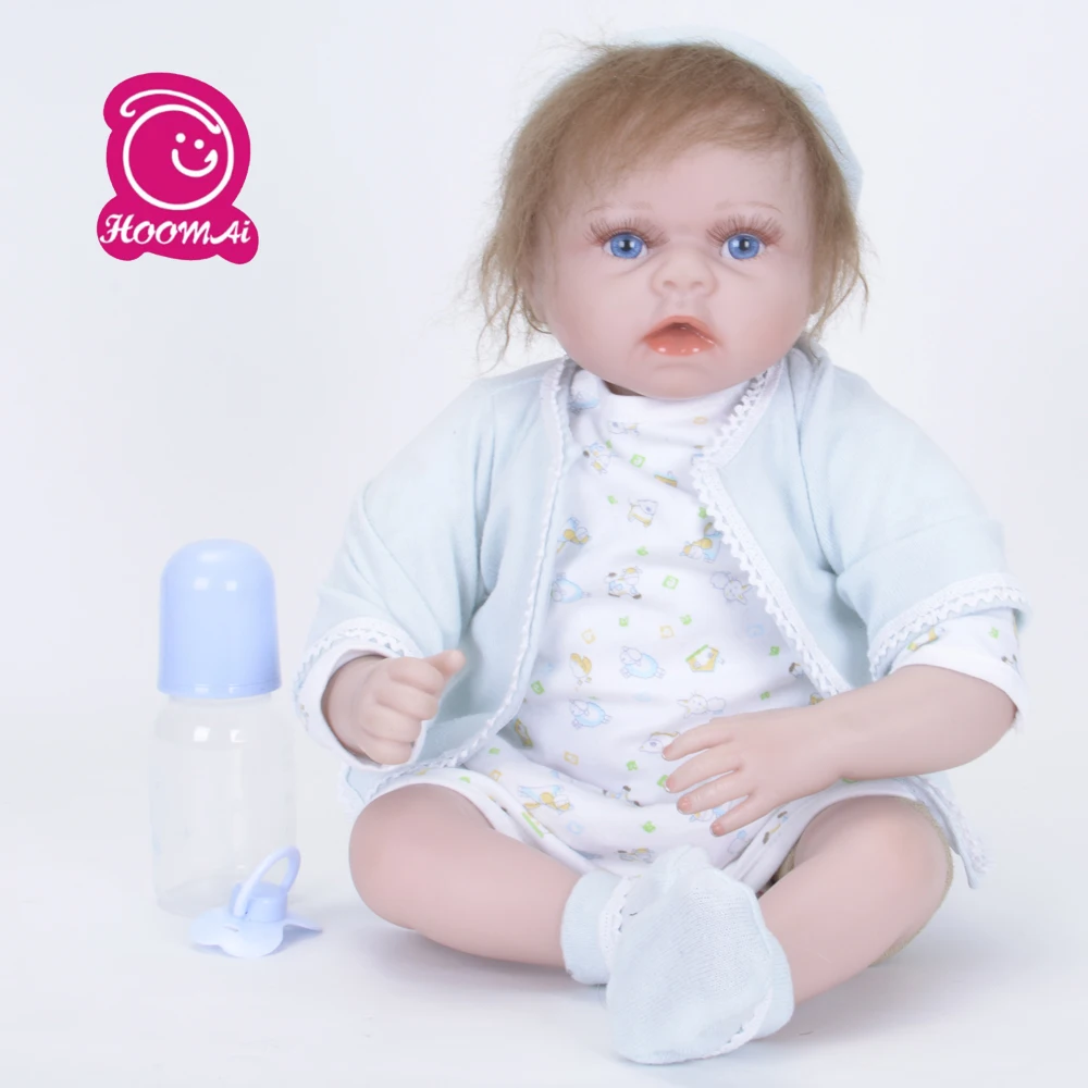 

55cm 22" Soft Body Toy for Girls Child Accompany Reborn Baby Doll Kids Toys Gifts Newborn Dolls Action Figure Toys