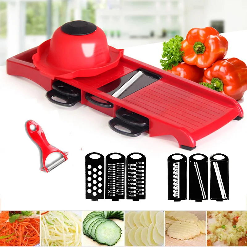 

Mandoline Vegetable Fruit Grater Slicers Cutter With Adjustable Stainless Steel Blades Carrot Potato Onion Grater Kitchen Tool