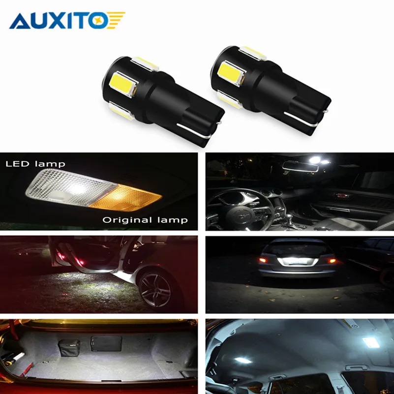 2X Светодиодный фонарь T10 W5W для Toyota Rav4 Corolla Verso Camry Avensis Yaris Chr Ipsum Wish|Сигнальная лампа|