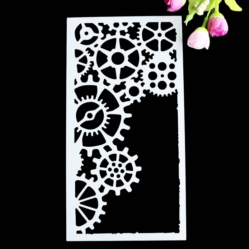 Aliexpress Buy 1pcs New Gear Wedding Cake Stencil