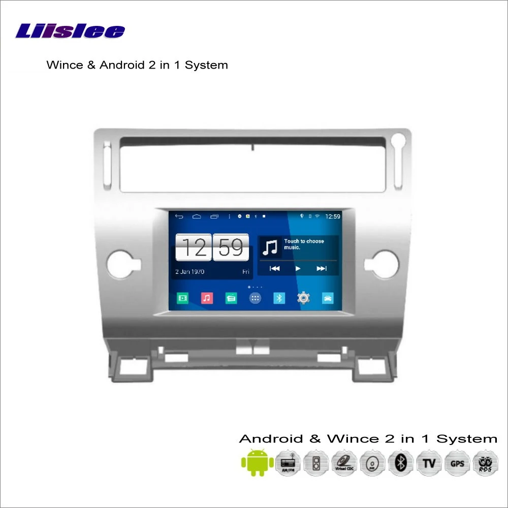 Cheap Liislee Car Android Multimedia For Citroen C4 Pallas 2004~2010 Radio DVD Player GPS Nav Map Navigation Audio Video Stereo System 1