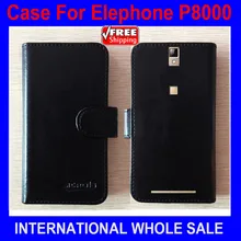 Горячая! 2016 P8000 Elephone Дело Новое Прибытие Цена Завода Флип Кожа PU Эксклюзивный Чехол Для Elephone P8000 отслеживания Случае