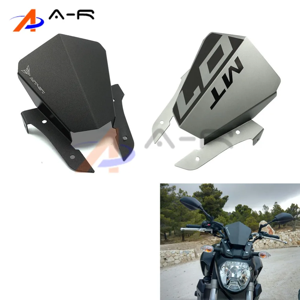 

For Yamaha MT 07 MT07 MT-07 13-15 2013 2014 2015 2016 Motorcycle Windshield Windscreen Window Wind screen Aluminum