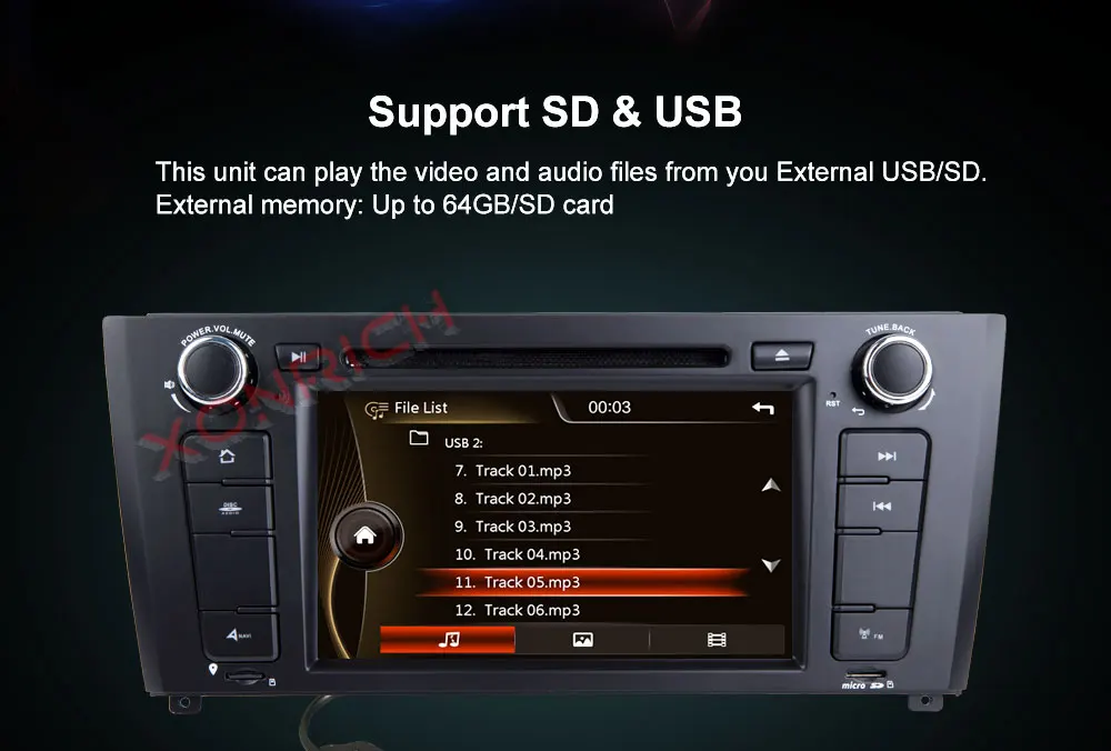 Cheap 1din AutoRadio Car GPS Navigation DVD Headunit For BMW 1 Series E81 E82 E87 E88 116i 118i Car Stereo Unit auto multimedia Player 9