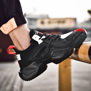 

Rommedal Men's Transformers shoes thick bottom air mesh male sneakers breathable lightweight new fashion clunky sneakers 2019