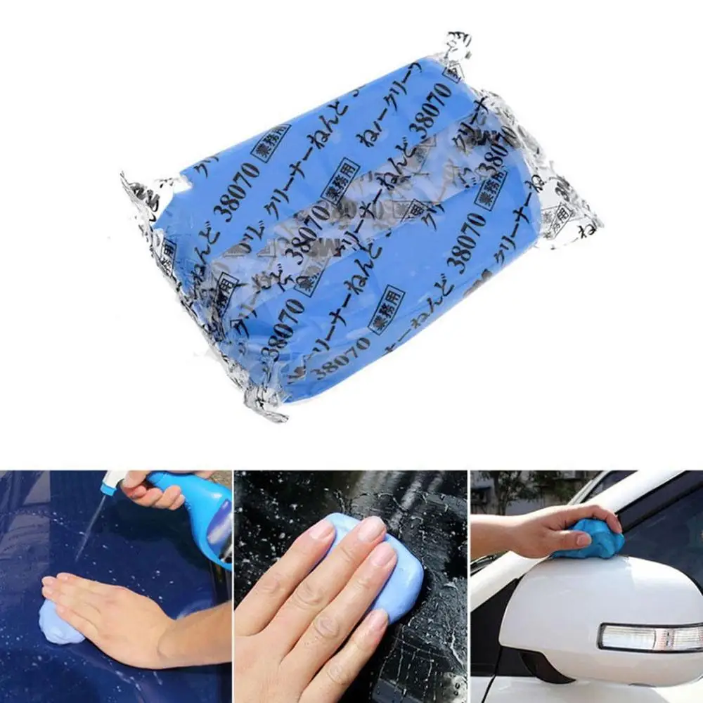 

1Pcs Sludge Washing Mud Car Washer Magic Clean Clay Bar Car Truck Blue Cleaning Clay Bar Car Detail Clean Clay Care Tool