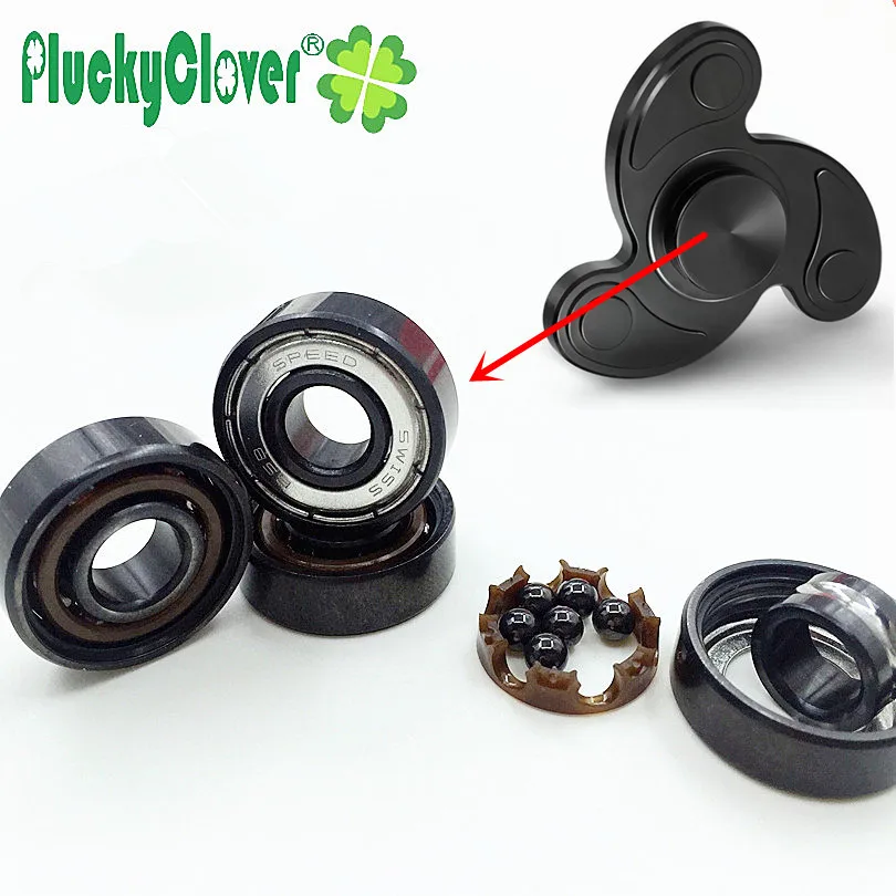 Fidget Spinner Bearing Si3N4 Black Ceramic BSB Speed Swiss Inline