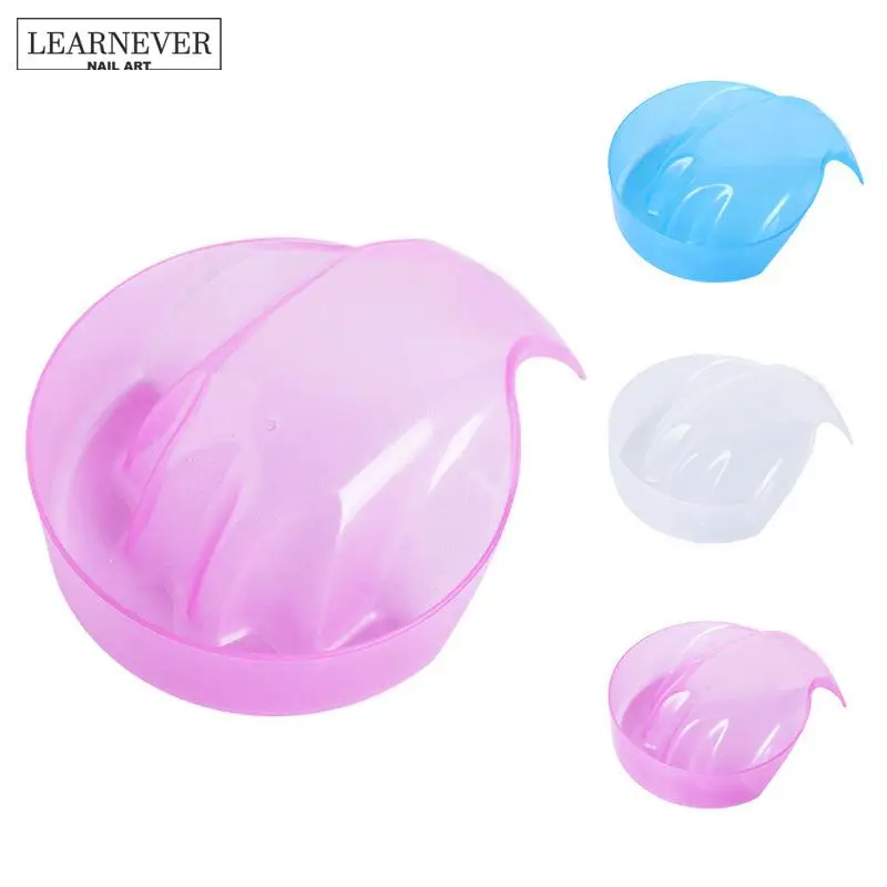 

LEARNEVER 1pc Nail Art Hand Wash Remover Soak Pro Manicure Nail Art Clean Diy Salon Nail Spa Bath Nail Treatment Tool