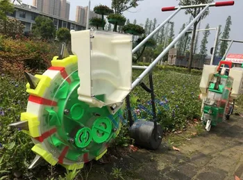 

Manual precision Seeder Planter Machine Hand push Seeding Machine Peanuts Corn soybean Seeding Machine Hot Sale