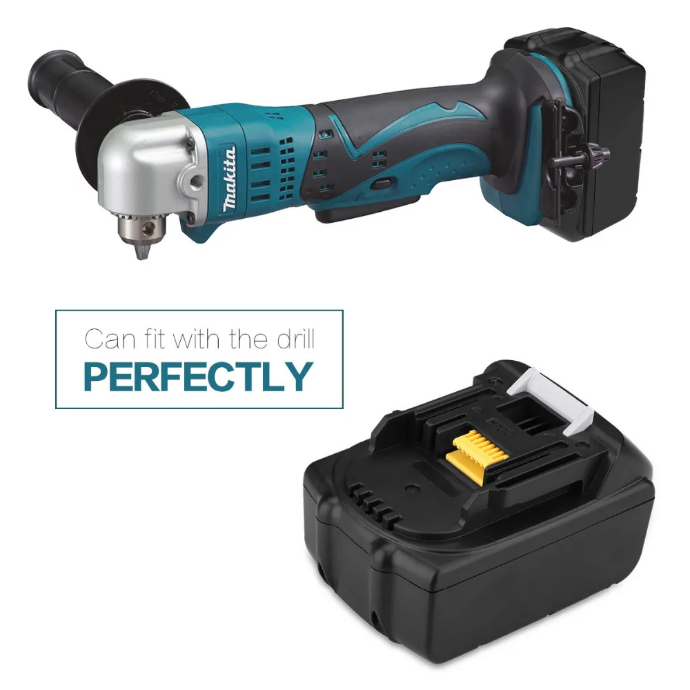 Для Makita BL1830 18 в 3000 мАч аккумуляторная батарея FLOUREON литий-ионный Электроинструмент батареи для дрели BL1840 BL1815 li-ion