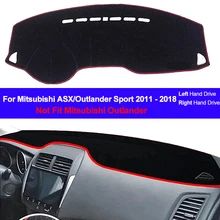 Авто внутренняя панель приборов крышка приборной коврик ковер Dash 2 слоя для Mitsubishi ASX Outlander Sport 2011 2012 2013