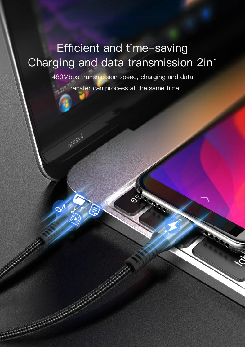 5A Fast Charge Micro USB Data Cable  (7)