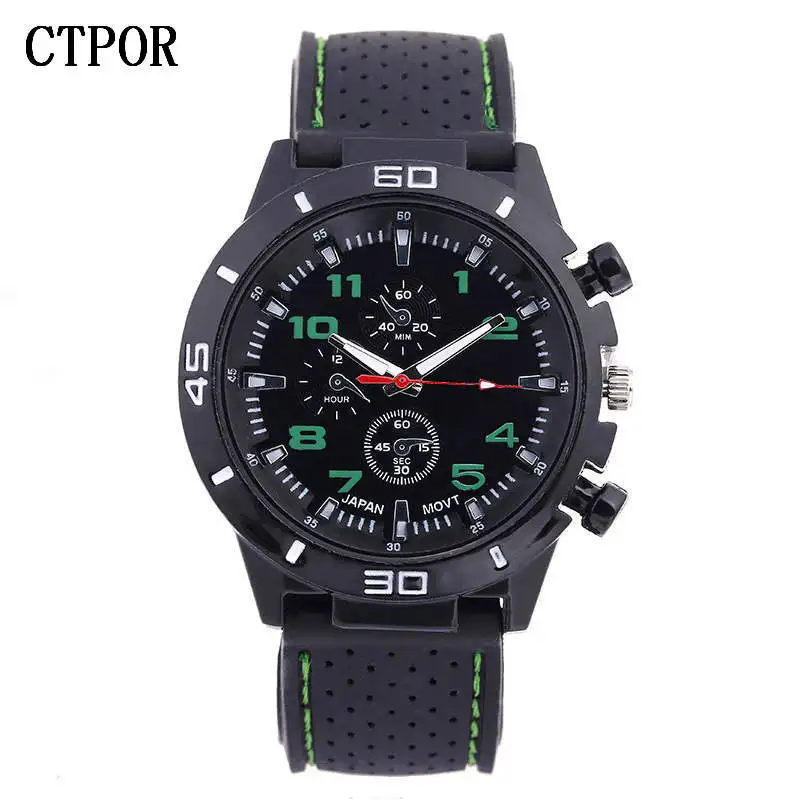 Sports Children's Watch Military Sports Car Style Man Watches Rubber Silicone Men Wristwatch Child Student Clock Kids Boy WATCH