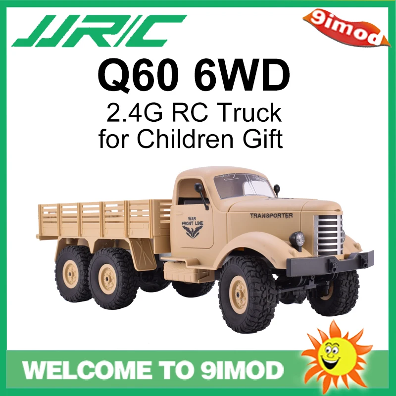 

JJRC Q60 Transporter 1:16 6WD RC Truck Speed Adjustable Remote Control Off-road Crawler Car Kids Toy Gift